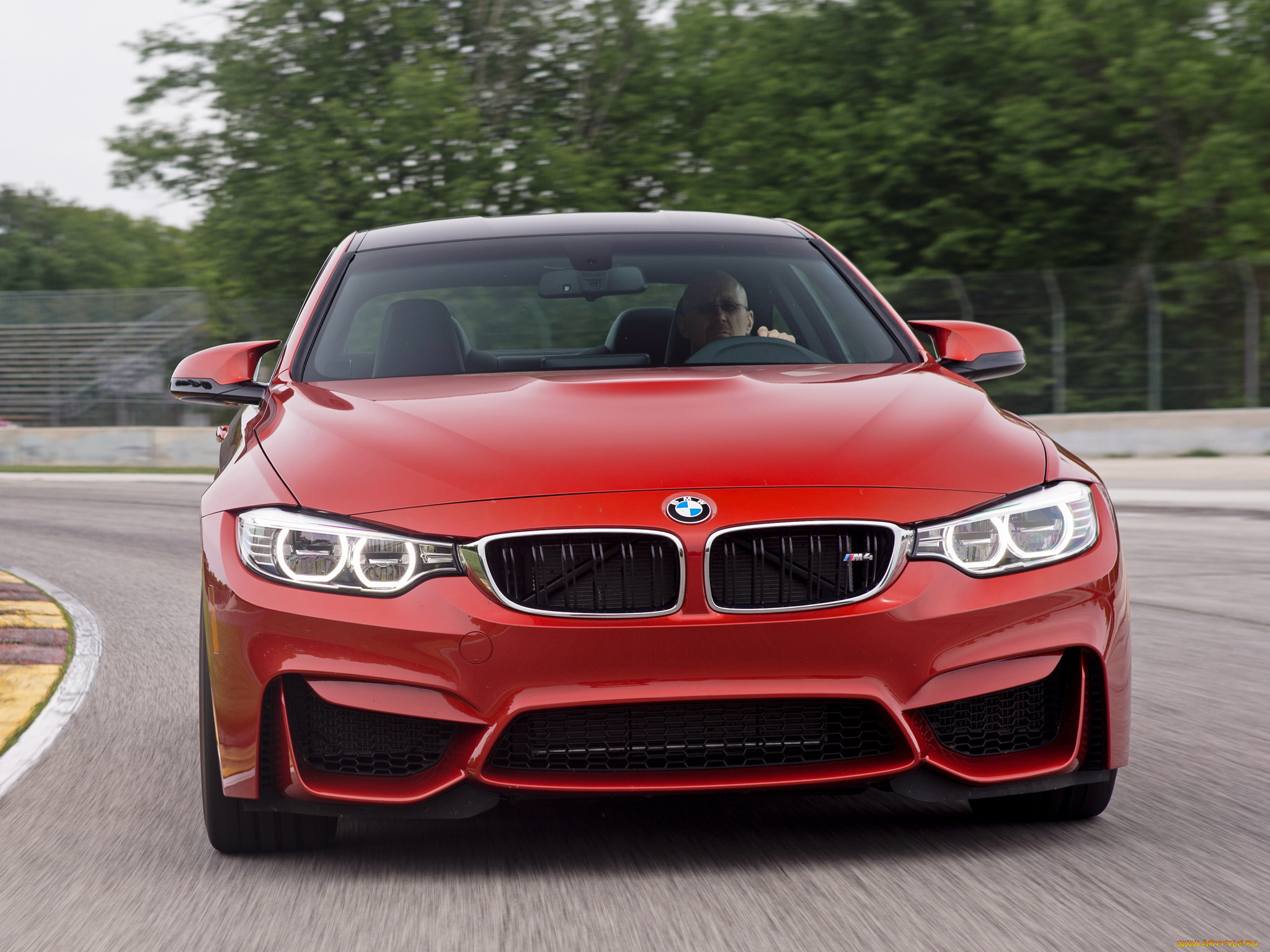 BMW m4 Matte Red